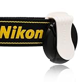 CamDesign Universal White Lens Cap Anti-losing Holder Clip Buckle Compatible with All DSLR Cameras C