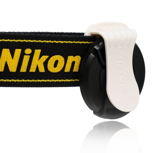 Camdesign Universal White Lens Cap Anti-Losing Holder Clip Buckle Compatible With All Dslr Cameras Canon Nikon Sony Pentax Lens Cap 40.5Mm 49Mm 62Mm 43Mm 52Mm 55Mm 58Mm 67Mm 72Mm 77Mm 82Mm #TOP6