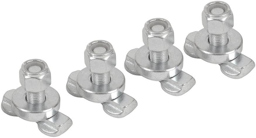 Universal Fit Trailer Hook Screw Mount Tiedown Anchor Point M10*30mm M10 Compatible with European Standard Compatible with Snowmobile Van Airline Track Aftermarket Replacement(4pcs)