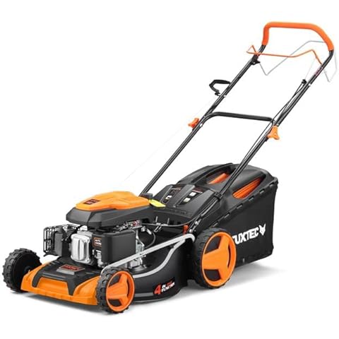 FUXTEC petrol self-propelled lawnmower - 4-stroke 196cc engine - 6HP - 60L collector - 20inch (51cm) - 4in1 - mowing - collecting - mulching - side discharge - FX-RM5196 Cover