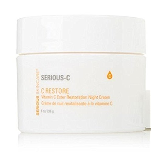 Serious Skincare SuperSize C Restore Night Cream with Vitamin C Ester - 4X the size (8 oz.)