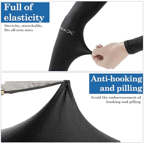 Lunaanda Armmanschette,6 Paare Armstulpen Sonnenschutz,Basketballärmel,Sonnenschutz Armlinge für Radfahren,für Radfahren, Fahren, Angeln,Reiten