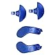 4 Stück Game Controller Rückpaddel, Metall Rückseitentasten für Edge Wireless Controller, Edelstahl Controller Rückauslöser Sperrtaste (Blau)