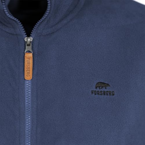 FORSBERG Vardir-Weste, Fleeceweste, Outdoor-Weste, Strickfleece, warm, funktional für Freizeit und Beruf, Farbe:navy, Größe:L