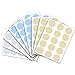 Produktbild Wandora Wandtattoo 150 Kreise 3-farbig I Set 7 beige, hellblau, hellgrau I mit Ø 5cm Kinderzimmer Aufkleber Sticker Wandaufkleber Wandsticker W1364