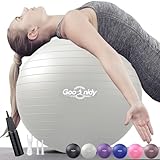 UTILISATIONS MULTIPLES: Excellent ballon de stabilité pour le fitness, le yoga, le pilates, la kinésithérapie et les entraînements cardio HIIT corporels complets. Utilisez-le comme ballon de naissance pour la gymnastique prénatale ou pour soulager les douleurs pendant la grossesse. En tant que chaise-balle de bureau, il améliore la posture et la force du tronc, et soulage les douleurs dorsales. Il sert également de siège flexible pour les salles de classe, comme ballon d'assise pour les enfants.