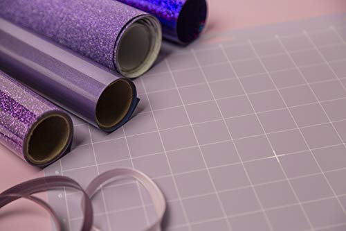 Stronggrip Cricut Cutting Mat 12In X 12In, Craft Mat For Cricut Maker & Explore, Use With Heavyweight Materials - Specialty Cardstock, Matboard & More, Reusable, Clear Protective Film (3 Count) #TOP3