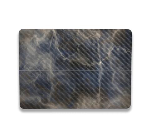 Image of MightySkins Carbon Fiber Skin Compatible with Microsoft Surface Laptop Studio 2 (2023) Full Wrap Kit - Stormy Marble | Protective, Durable Textured Carbon Fiber Finish | Made in The USA