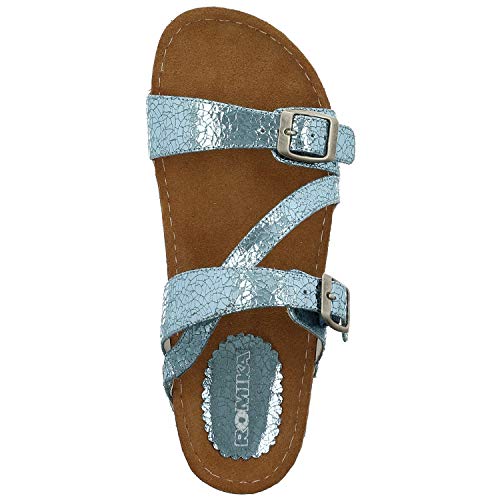 Romika Ontario 05, Sandali alla Schiava Donna, Blu...