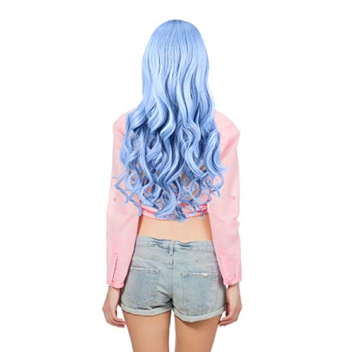 FRCOLOR Cabelo Comprido Encaracolado Ondulado Perucas Cabeça Cheia Perucas de Halloween Cosplay Traj