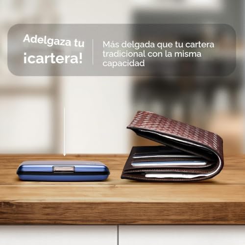 Porte-cartes en aluminium, protection RFID. Modèle : STOCKHOLM PREMIUM - 9