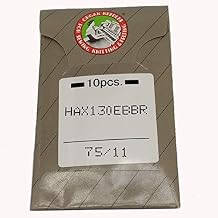 ShineBear 10pcORGAN HAX130EB HAX130EBBR Needles for Brother PR-600 PR-650 PR-1000 Babylock EMP6 Babylock EMB6 Embroidery Machines 75/11