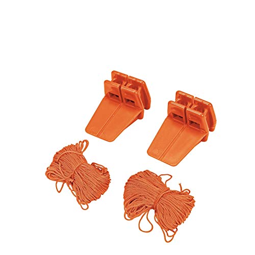 Vorel Cuerda de Albañilería Con Bloques Tensores 18 Metros - Fijación Fácil Sin Clavos, Extra Resistente, Para Dirección, Unión y Empedrado