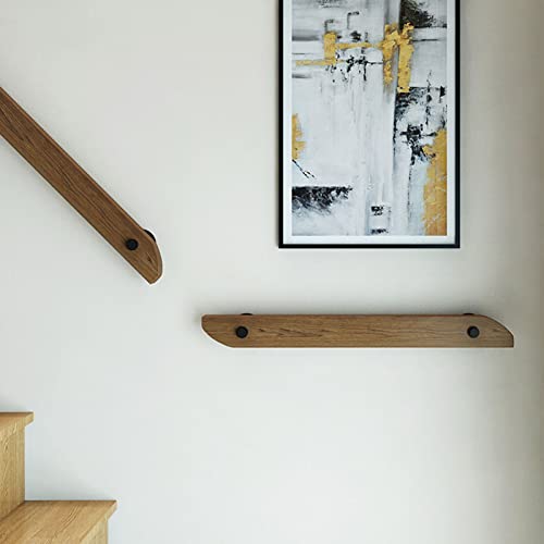 Rambarde d'escalier en bois avec supports muraux pour intérieur - 5