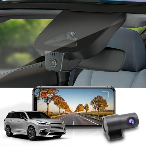 Fitcamx Front 4K+Rear 1080P Dash Cam for 2024 Lexus TX