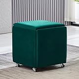 Solution peu encombrante : combine quatre bancs en un seul banc carré pour une organisation efficace et une vie sans encombrement.