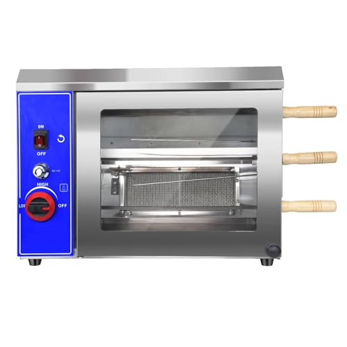 BNDHKR 3-Skewer Gas Rotisserie Oven with Glass Door
