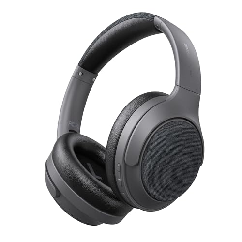 MIATONE Seattle（Bluetooth 5.4 ワイヤレス ヘッドホン）ハイブリッドアクティブノイズキャンセリング 最大48dB / 無線& AUX有線接続/外音取り込みモード/重低音/ヘッドホン収納ケース付き / 最大60時間音楽再生 / 40mm +10mmデュアルドライバー/マルチポイント対応