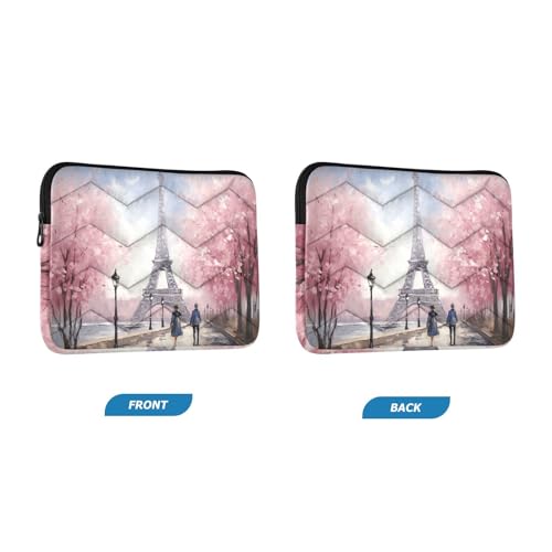 Funda para portátil 13-14 pulgadas impermeable con diseño Torre Eiffel miniatura 2
