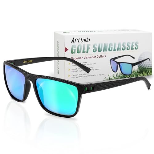 Arttodo Golf Sunglasses, UV Polarized Sunglasses for Men and Women,