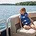 Stearns Kids Life Vest, USCG Approved Type III Life Jacket for Children 30 to 50 lbs, Youth PFD for Boating, Swimming, Watersports, Pool, Beach, & More