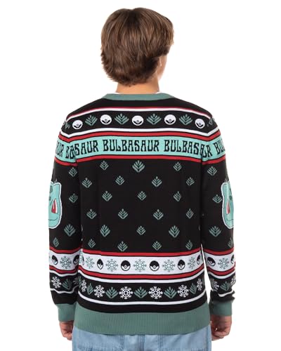 Mad Engine Pokemon Character Design Men's Pullover Crewneck - Image 4