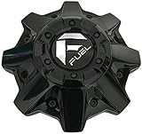 Fuel Offroad 1002-53GBR Cap M-698 Gloss Black Wheel Center Cap with Black Rivets