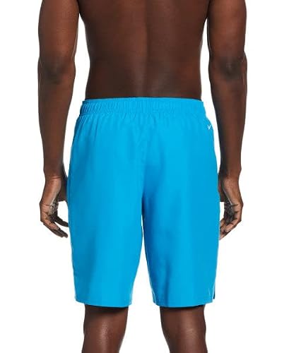 Nike Mens Standard Logo Solid Lap 9 Volley Short Swim Trunk, Laser Blue, M #TOP3
