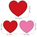 XGATML Honbeanify BLUU Valentines Day Heart Decorations Removable Heart Decals for Floor, Wall, Windows 3