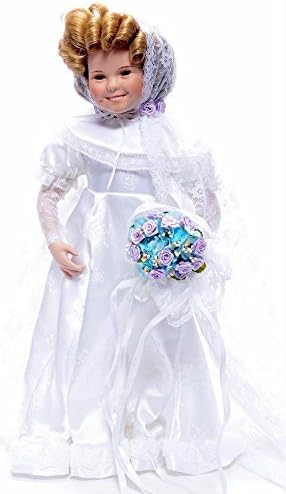 Amazon.com: Danbury Mint Shirley Temple Curly Top Bride Porcelain Doll :  Home & Kitchen