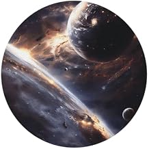 Operating Mars Leather Coasters Set of 4 - Anti Slip and Heat-Resistant Coaster, for Home Counters, Dining Room