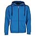 Produktbild JN355 Men´s Doubleface Jacke Sweatjacke Kapuze Sweatshirt, Farbe:Azur-Navy;Herrengrößen:XXL