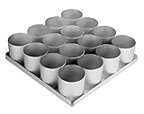 Alan Silverwood 16 Piece 2 in Round Cake Pan Set