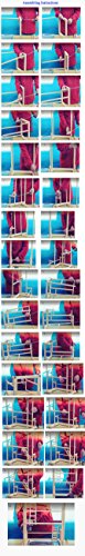 QBLEEV Bird's Nest Play Stand Parrot Perch Playground Playgym Playstand Swing Bridges Tray Wood Climb Ladder Wooden Perches Parakeets African Grey Cockatiel (Include Breeding Box (16" L*10" W*15" W))