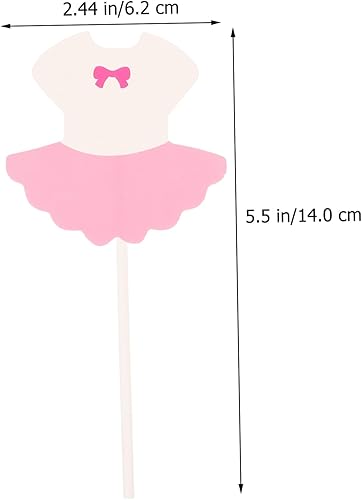 Miniatura 6 de Gadpiparty 20 adornos temáticos para cupcakes para baby shower, suministros de fiesta de cumpleaños, purpurina para revelación de género, baby