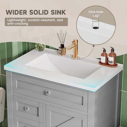 image for YESHOMY Bathroom Vanity with 30