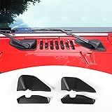 Front Windshield Wiper Base Trim Cover for Jeep Wrangler JK & Unlimited 2007-2018 (Matte Black)