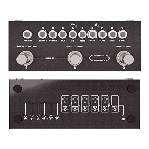 Pédale De Guitare Multi-effets Delay Reverb Distortion Overdrive Chorus Phaser Tremor Pédale De Guitare Multi-effets - Les Beatles, Paul McCartney, John Lennon, RIngo Starr, George Harrison Pédale De Guitare Multi-effets Delay Reverb Distortion Overdrive Chorus Phaser Tremor Pédale De Guitare Multi-effets – Image 4