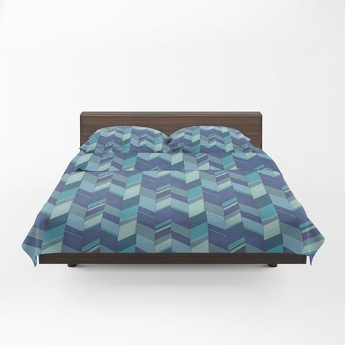 GUZZINI Classic  Juego de Sábanas para Cama Doble de Algodón Percalle con 1 Sábana Bajera Ajustable Cubre Colchón 175x200, 1 Sábana Plana 240x280, 2 Fundas Almohadas 50x80, Ropa de Cama Suave Duradera