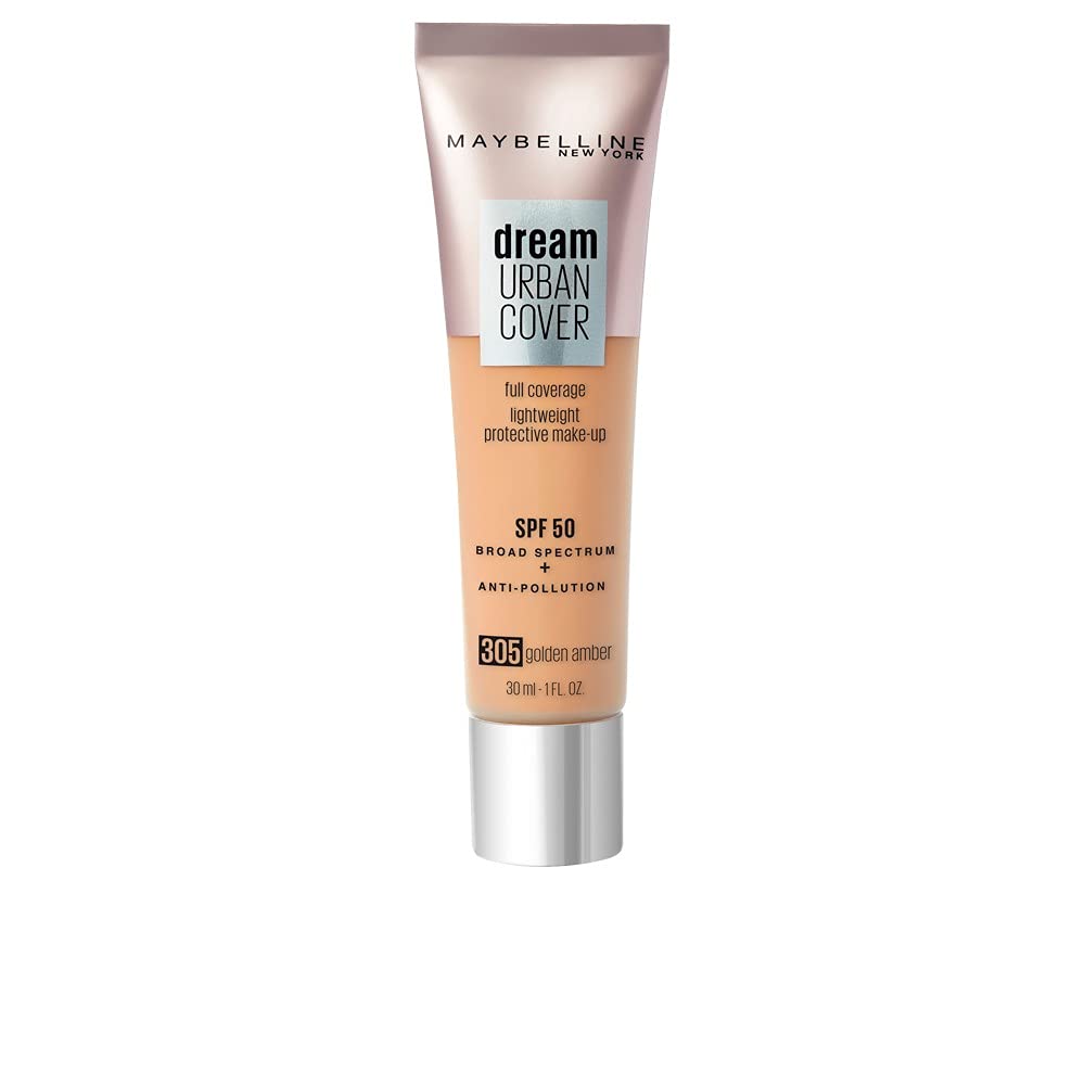 Maybelline Dream Urban Cover All-In-One Protective Makeup SPF 50 305 Golden Amber