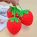Cute Strawberry Squeeze Toys,Upgrade Fruit Squishies,Stress Relief for Office Workers、Anxiety Relief、Focus Improvement、Desktop Decoration(1PCS)