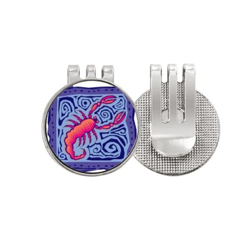 Golf ball marker Scorpion avec clip de chapeau cadeau idéal