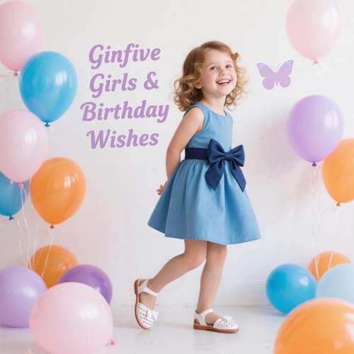 Image of GINFIVE Toddler Girls Sandals Girls Toddler Sandals Little Girls Kids Shoes