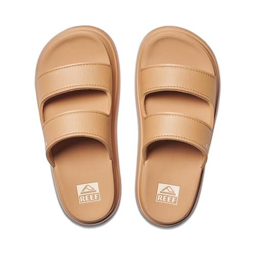 Image of REEF Cushion Bondi 2 Bar Women's Slide Sandal, Lightweight and Supportive Footbed, Water Friendly