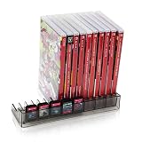 Switch Game Case/Card Holder for Table, Cabinet Game Storage Organizer Stand（16 Cases, 16 Cards）