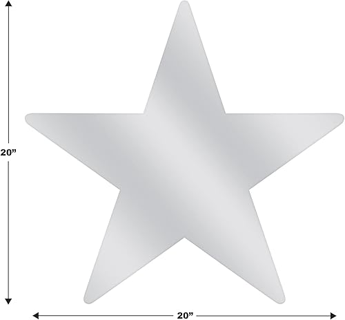 Vista 84 de Beistle 72-Pack Foil Gold Star Cutouts, Awards Night Party Decorations for Festive Celebrations, Starry Theme Decor for Wall & Table, 5