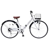 Amazon | MYPALLAS (マイパラス) 折畳シティサイクル26インチ シマノ6