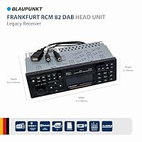 Blaupunkt Frankfurt RCM 82 DAB,1-DIN Autoradio, DAB+, Bluetooth, AUX; USB, SD-Karteneingang, Lenkradfernbedienung, Freisprecheinrichtung, Equalizer, 200 Watt, schwarz – Ansicht 2