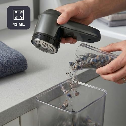 Miniatura 7 de Black Decker - Quitapelusas Bxlr500e Inalámbrico 90 Min Usb Depósito Extraíble Compacto Y Ligero Cuchillas 50mm Fácil Limpieza Para Todo Tejido Diseño Ergonómico Gris Negro