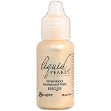 Liquid Pearls Dimensional Pearlescent Paint .5oz-Bisque Fabric